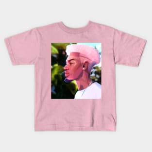 Pink High top Kids T-Shirt